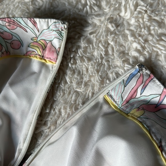 Talbots Skirt  Floral Straight  Mini Casual Preppy size 8 - Picture 12 of 16